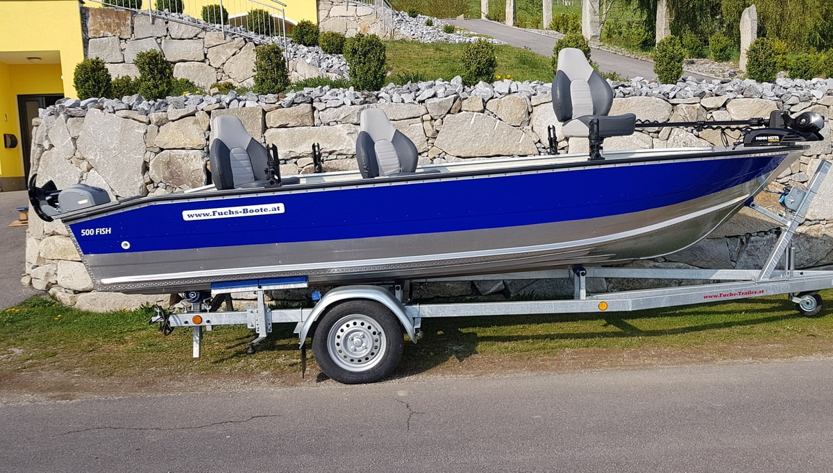 500 Fish - 500 cm Alu Boot